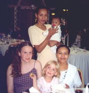 Sara, Mckenzi, Koufra, Fatima, & Baby Koufra